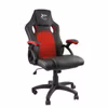 White Shark KINGS THRONE 120 kg Gamingstol i ekologiskt läder Svart/röd