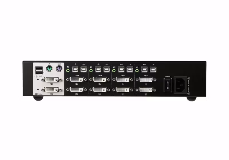 ATEN CS1144D 4-ports USB DVI Dual Display Secure KVM-switch