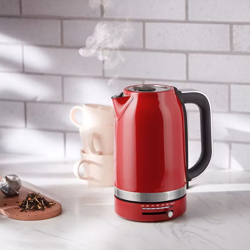 KitchenAid 5KEK1701EER Vattenkokare 1,7 l 2 400 W med temperaturkontroll Röd