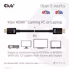 Club 3D CAC-1371 HDMI 2.1 Ultra High Speed HDMI-kabel 1 m Svart