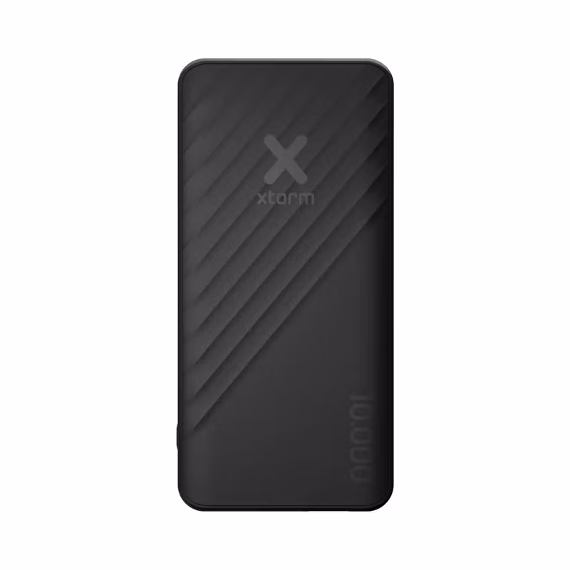 Xtorm Go2 Powerbank 10 000 mAh 20 W USB-C och USB-A Svart