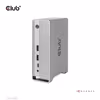 Club 3D CSV-1568 USB-C-dockningsstation 10 Gbit/s för tre skärmar med 120 W nätadapter Grey