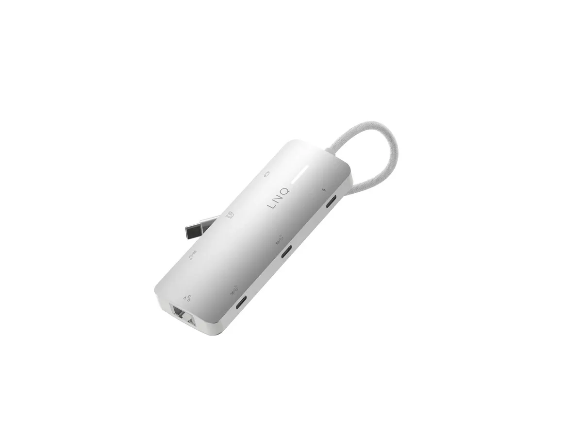 LINQ 8in1 PRO USB-C-hubb 140 W med 4K HDMI, SD 4.0-kortläsare och 2,5 Gbps Ethernet