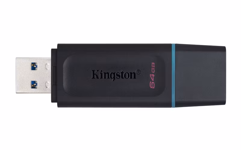 Kingston DataTraveler Exodia 64 GB USB 3.2 Gen 1 USB-minne Svart Blå