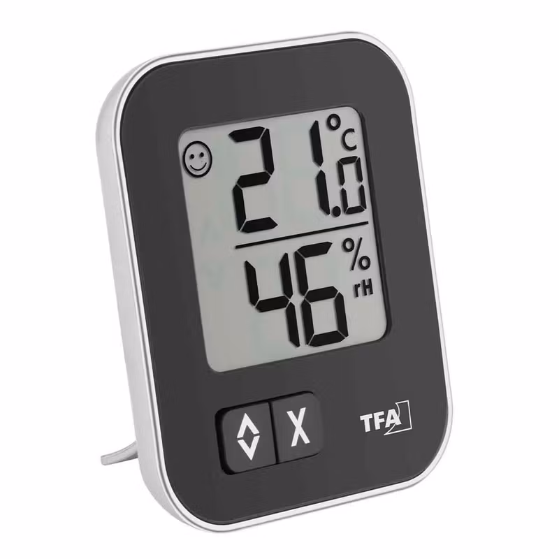 TFA MOXX 30.5026.01 Digital Termo-Hygrometer Svart