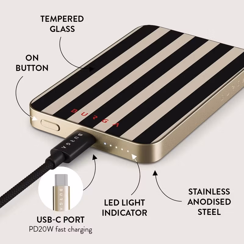 Burga Prophecy 5 000 mAh MagSafe-powerbank Guld