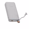 Xtorm Go2 XG2E30W207C 20 000 mAh 30 W Powerbank med inbyggd USB-C-kabel Ice