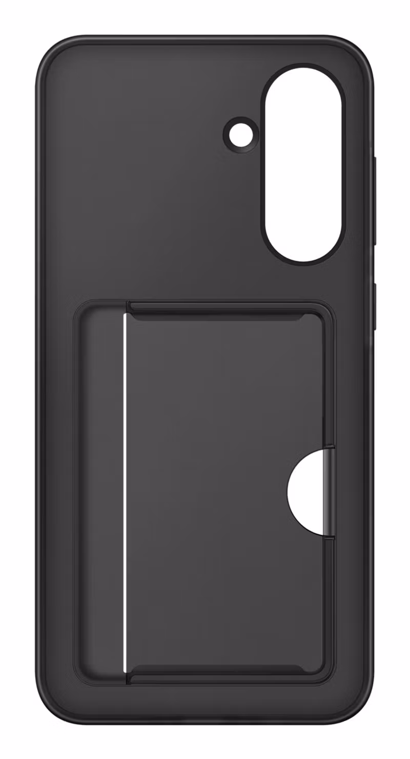 Samsung Card Slot Case EF-OA366 Skal med kortfack för Galaxy A36 5G Svart