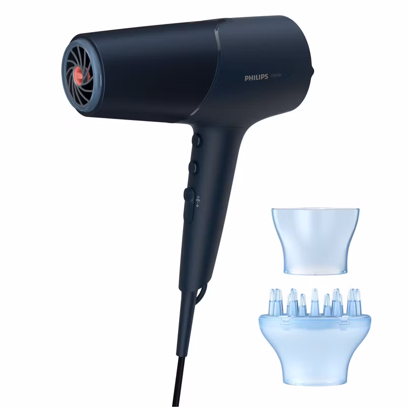 Philips 5000 Series BHD512/00 Hårfön 2 300 W med ThermoShield Teal metallic
