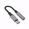 FIXED Link Premium USB-C till 3,5 mm-adapter Rymdgrå