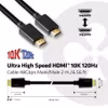 Club 3D CAC-1372 Ultra High Speed HDMI 2.1-kabel 2 m Svart