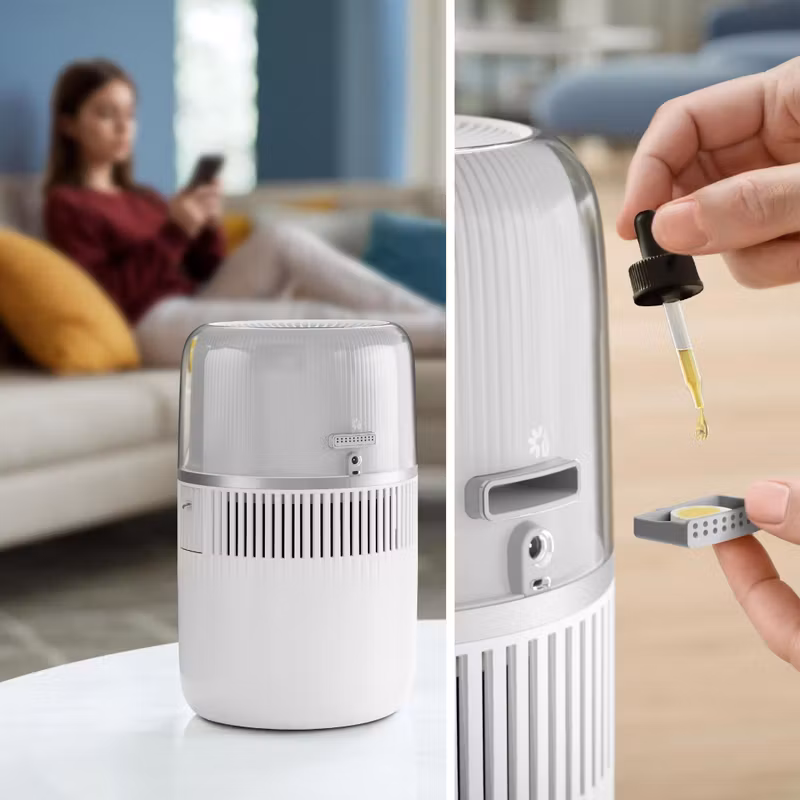 Philips Series 5000 HU5710/00 Luftfuktare NanoCloud 4,5 L Silver/Vit