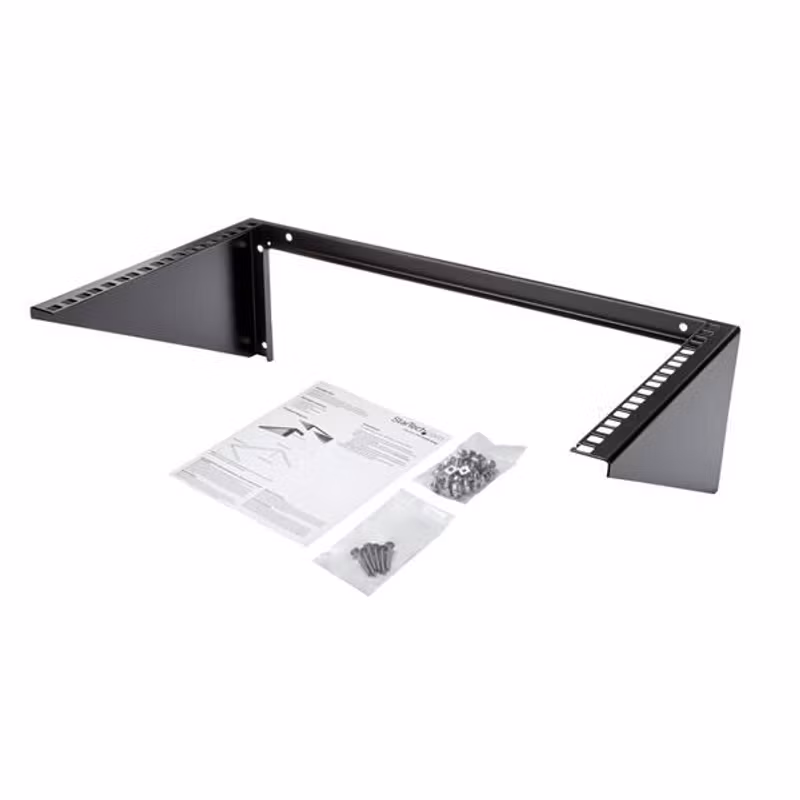 StarTech.com RK619WALLV 6U 19" Vertikalt Väggfäste för Nätverksutrustning Svart