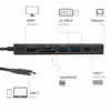 Club 3D CSV-2555 7-i-1 USB-C-hubb med HDMI 4K 60 Hz och PD 3.1 140 W Svart