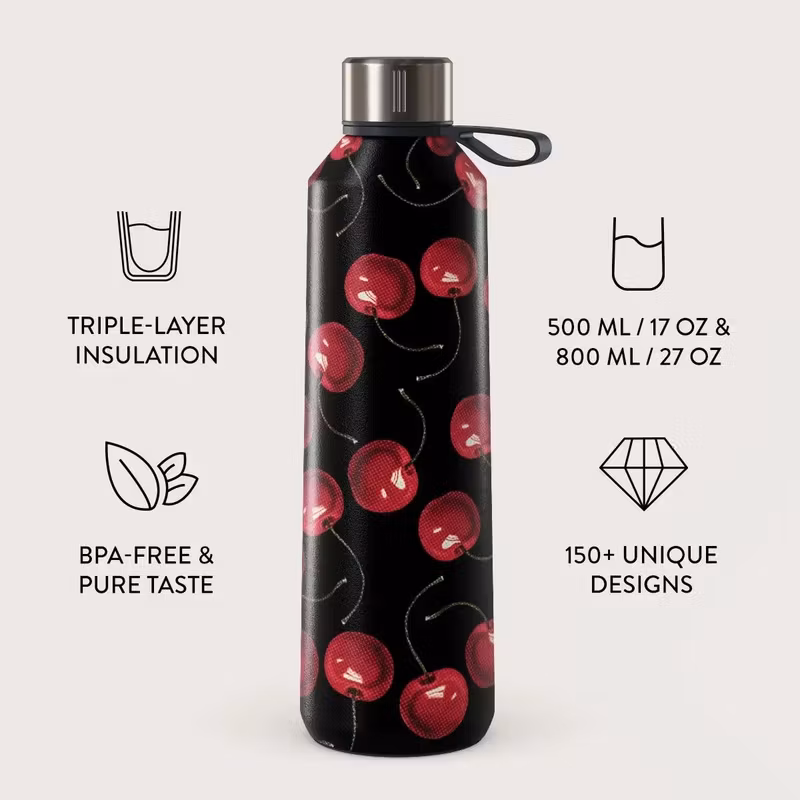Burga Cherrybomb 800 ml Vatten-/Termosflaska i rostfritt stål
