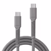 X2O Longlife 100 W USB-C till USB-C-kabel 2 m Titangrå