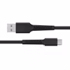 X2O Longlife USB-A till USB-C-kabel 60 W 1 m Svart