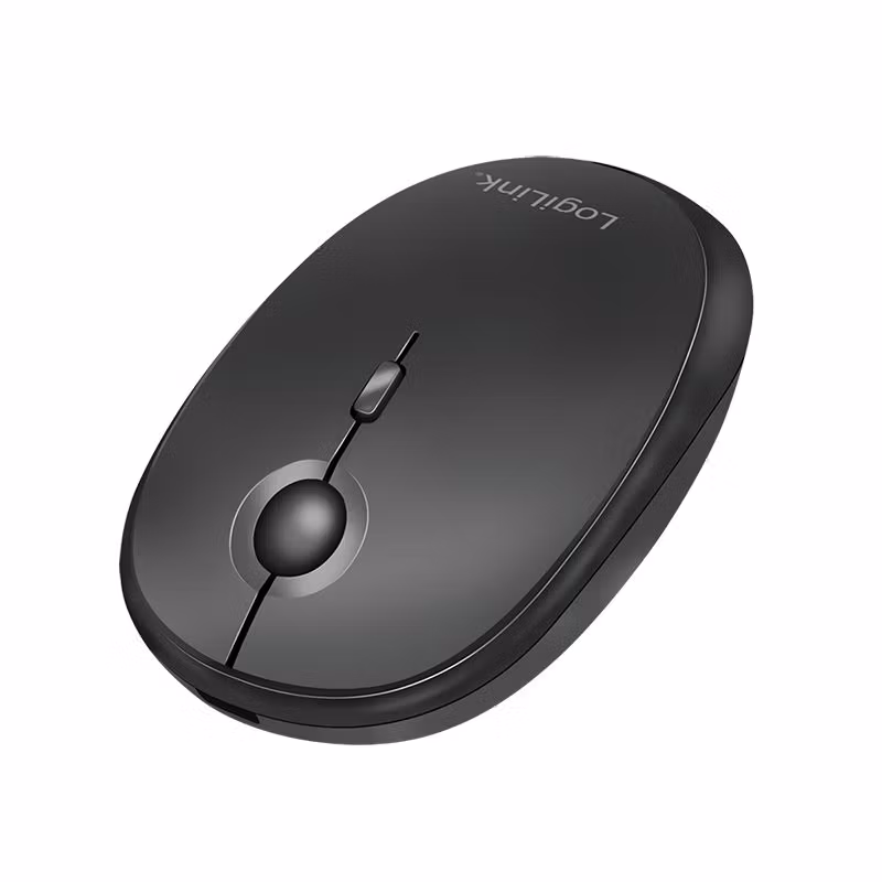 LogiLink ID0204 Trådlös Optisk Dual-mus 2,4 GHz Bluetooth 1 600 DPI Svart