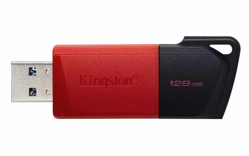 Kingston DataTraveler Exodia M 128 GB USB 3.2 Gen 1 USB-minne Svart Röd