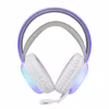 White Shark PEACOCK-2 Over-Ear RGB Spelheadset med 50 mm-drivers Vit