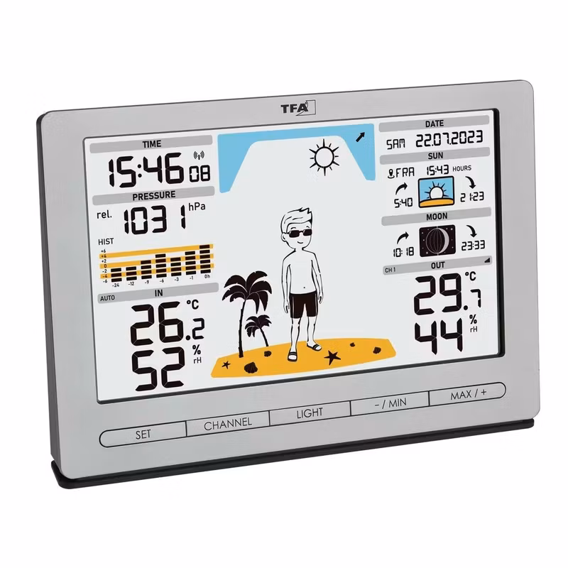 TFA METEO JACK 35010869 Trådlös väderstation Silver