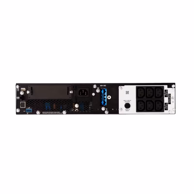APC Smart-UPS SRT 1500VA RM SRT1500RMXLI-NC 2U Rack-UPS med nätverkskort