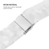 FIXED Resin Strap Resinarmband för Apple Watch 38/40/41 mm Molnvitt