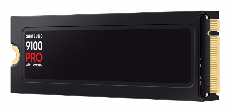 Samsung 9100 PRO MZ-VAP2T0CW 2 TB M.2 NVMe PCIe 5.0 Intern SSD med kylfläns