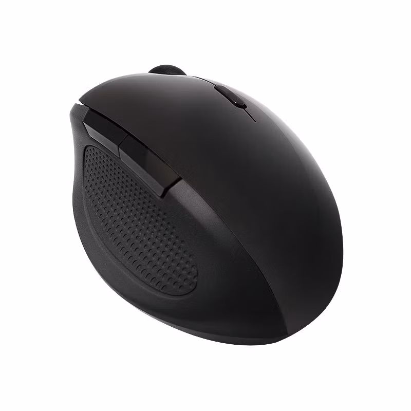 LogiLink ID0139 ergonomisk trådlös mus 2,4 GHz Svart