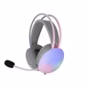 White Shark FIREFLY On-Ear Gamingheadset med sladd RGB Vit