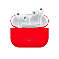 FIXED Silky FIXSIL-1629-RD Silikonfodral för Apple AirPods Pro 3 Röd