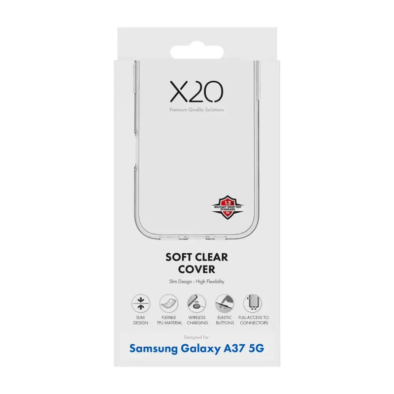 X2O Clear Soft Skal för Samsung Galaxy A37 5G Klar
