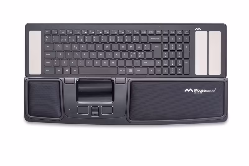 Mousetrapper Advance 2.0 MT112 Ergonomisk Rullmus Med sladd Svart