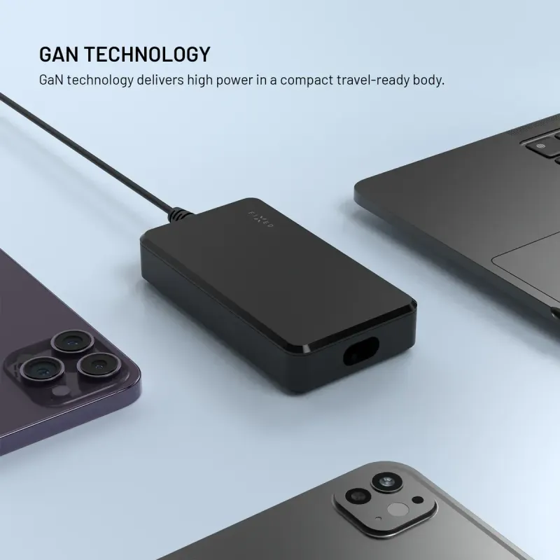 FIXED FIXCG100-PAD-BK 100 W GaN USB-C Laptopladdare 3 m Black