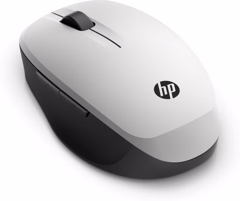 HP Dual Mode Trådlös Optisk Mus Silver