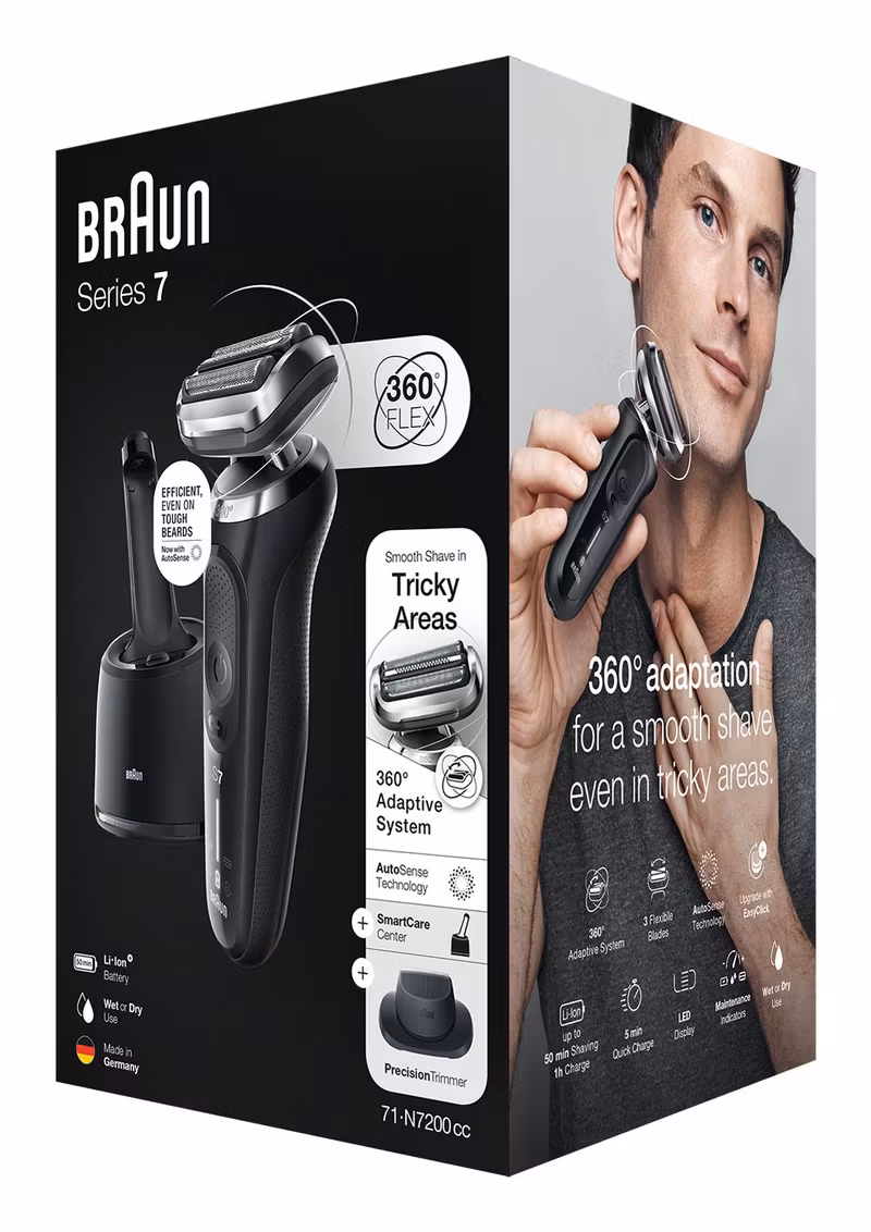 Braun Series 7 71-N7200cc Rakapparat Svart