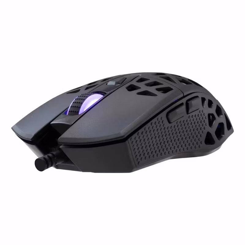 White Shark CARADOC 7D 7 200 DPI RGB Gamingmus Svart
