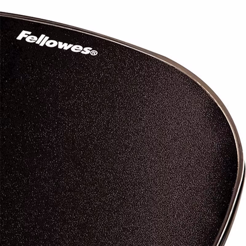Fellowes Crystals Gel 9112101 Musmatta med handledsstöd Svart