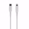 FIXED LIQUID 60 W USB-C till Lightning 1,2 m Silikonkabel Vit