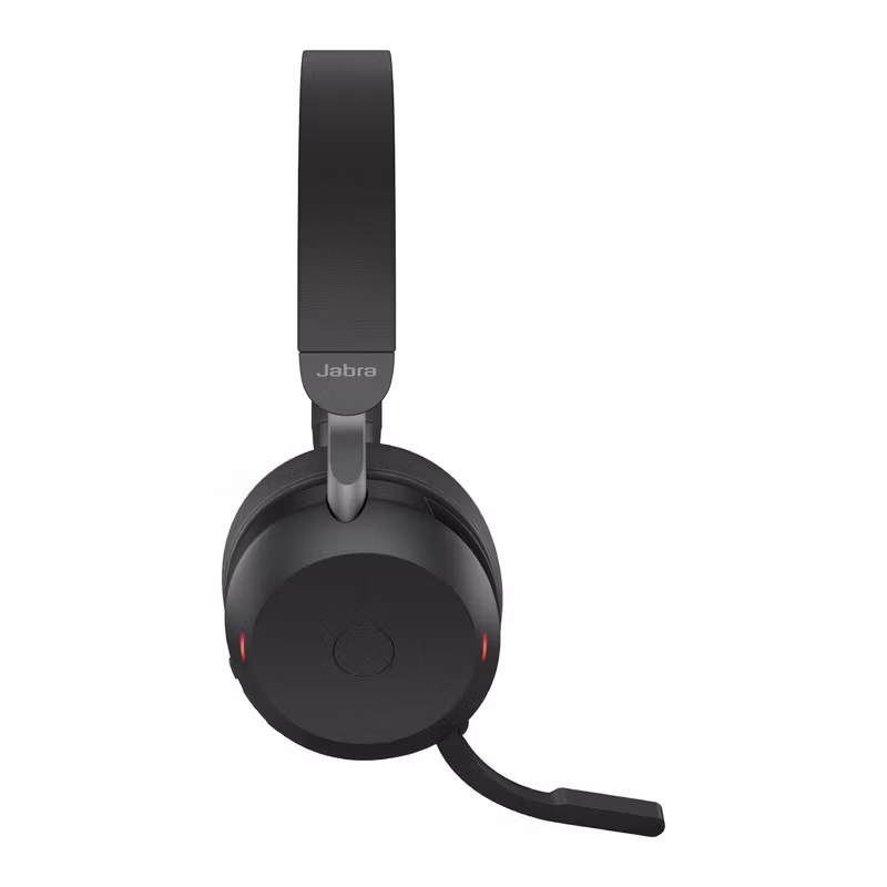 Jabra Evolve2 75 Trådlöst Headset med Laddningsställ Svart