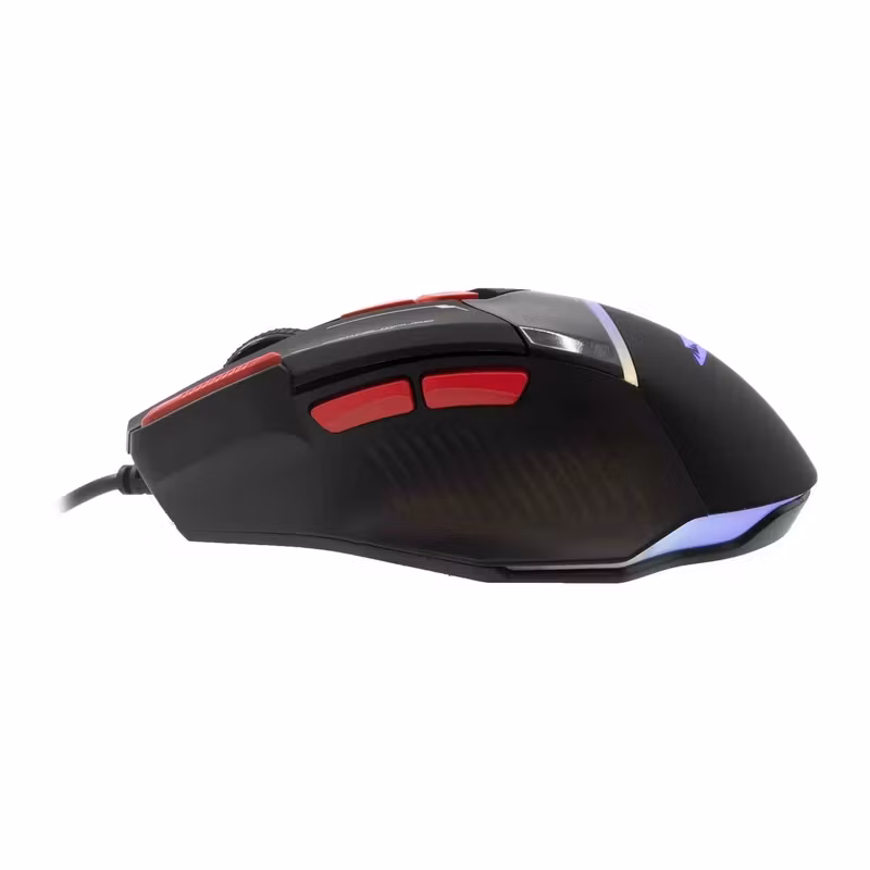Baracuda Manta 8 knappar 12 800 DPI Optisk Spelmus Svart