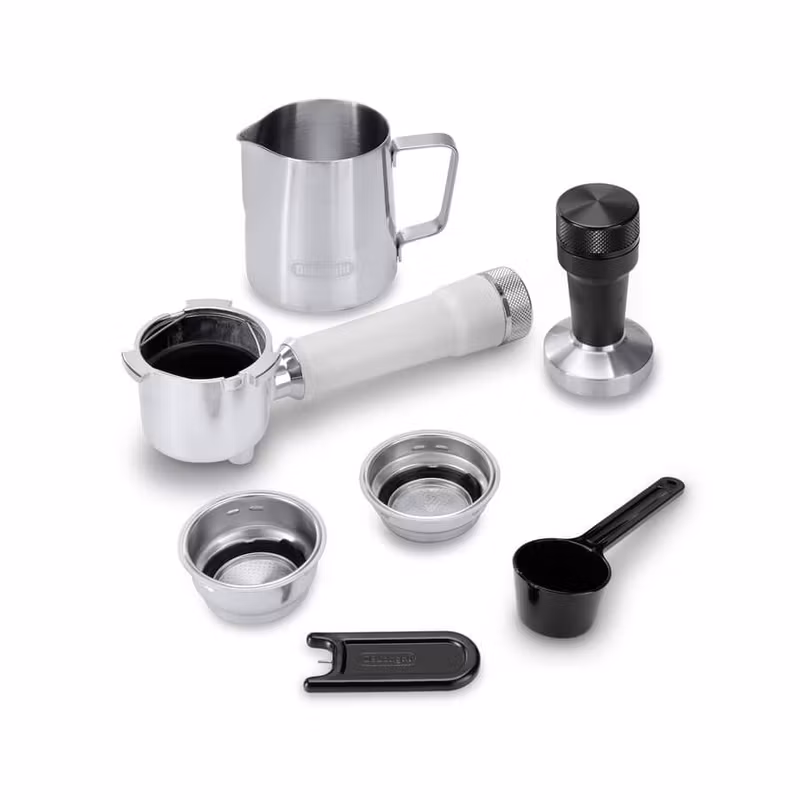 De'Longhi Dedica Duo EC890.WI Espressomaskin med Cold Brew Vit