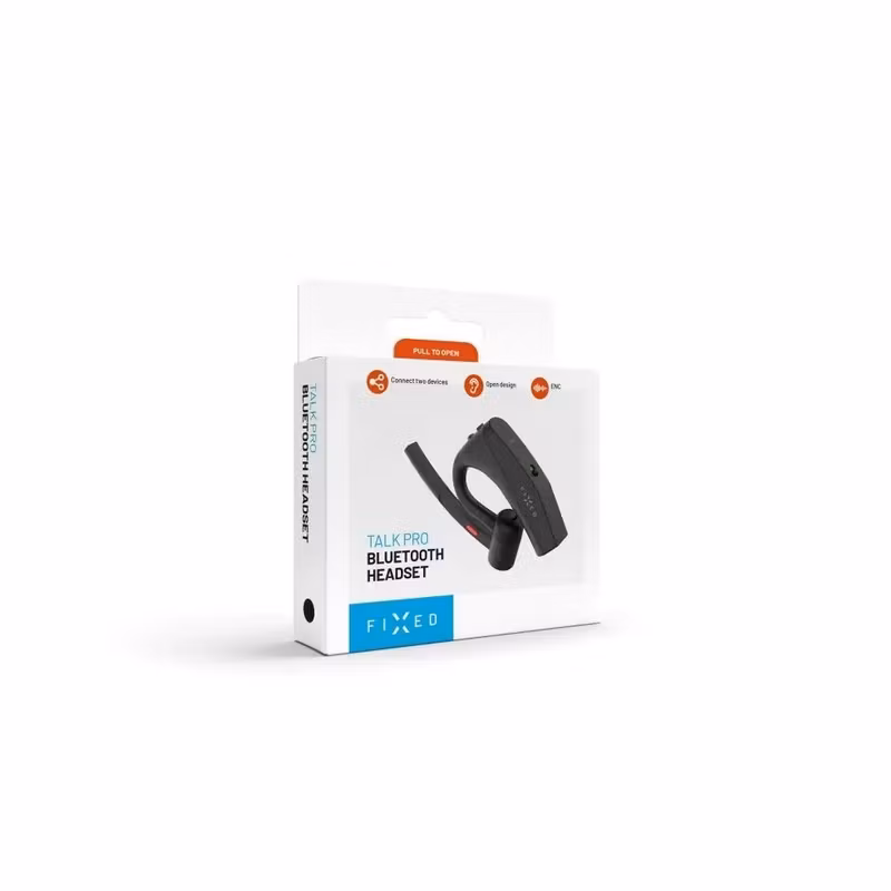 FIXED Talk Pro Open-Ear Bluetooth Mono Headset med ENC Svart