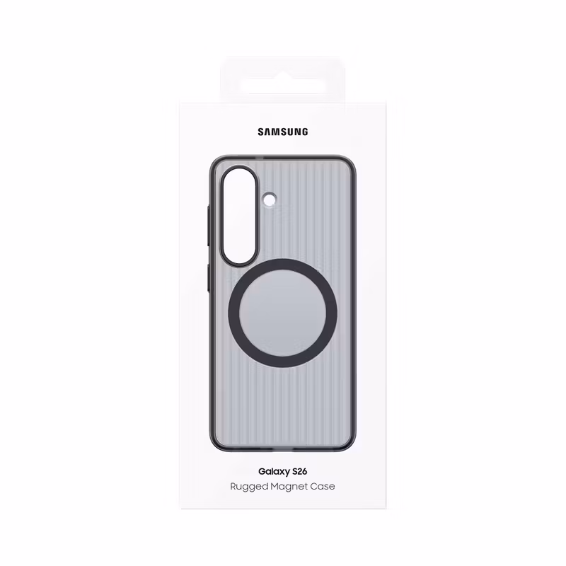 Samsung Galaxy S26 Rugged Magnet Case EF-RS942 tåligt magnetiskt skal Black