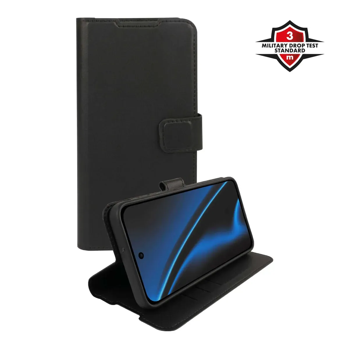 X2O Classic Wallet Plånboksfodral för Samsung Galaxy A16 5G/4G Black