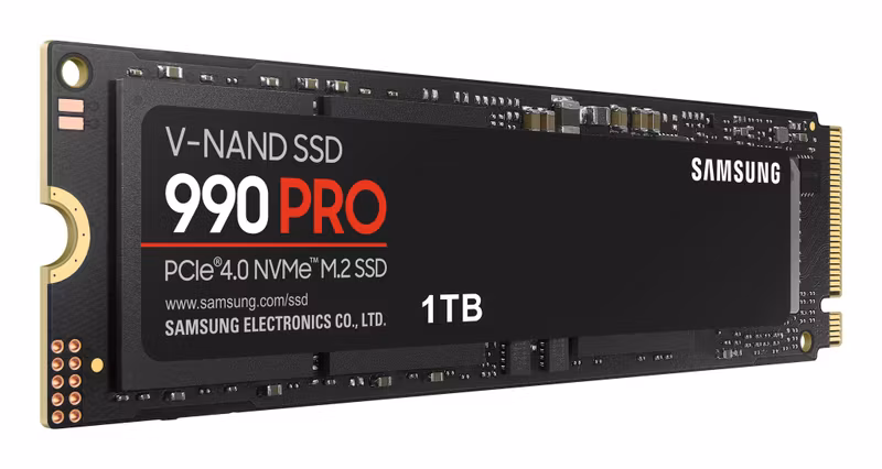 Samsung 990 PRO MZ-V9P1T0BW 1 TB M.2 NVMe PCIe 4.0 Intern SSD