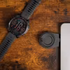 FIXED 3in1 Trådlös Laddstation designad för Garmin Watch Svart