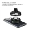 FIXED MagCool2 XL FIXMCO2-XL-BK 25 W Qi2.2 Bilhållare för vindruta och instrumentbräda Black