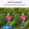 Reolink Lumus E430 4 MP 2K Wi-Fi Utomhuskamera med Färgnattvision Vit