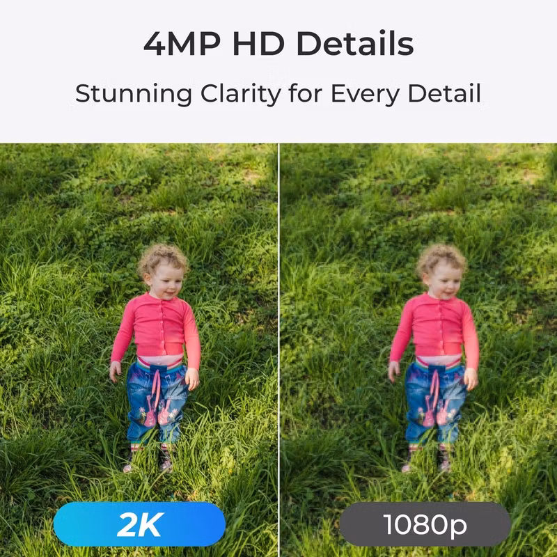 Reolink Lumus E430 4 MP 2K Wi-Fi Utomhuskamera med Färgnattvision Vit